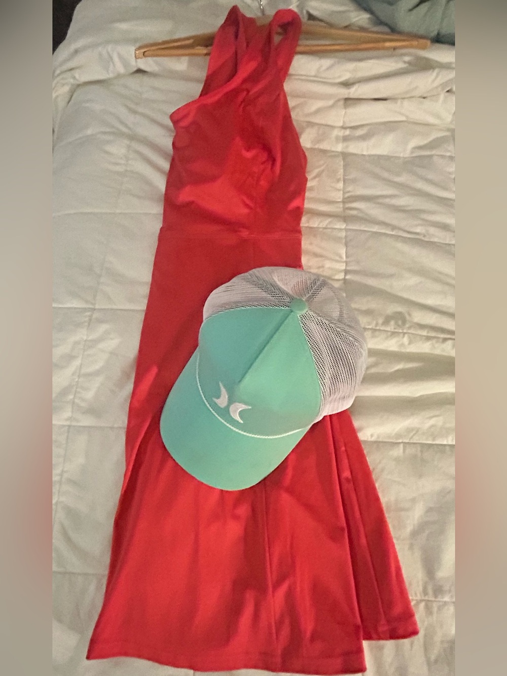 Columbia Salmon colored Athletic Tank Top with Black Logo